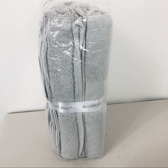 Allure Lifestyle 6 piece Embellished Towel Set - Picture 4 of 8